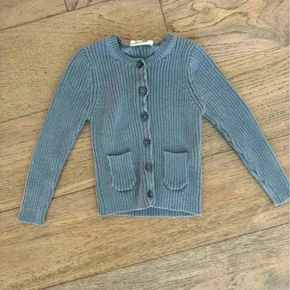 Mini Boden Girls Sparkle Cardigan Sweater Blue Size 1.5-2Y - Picture 1 of 3
